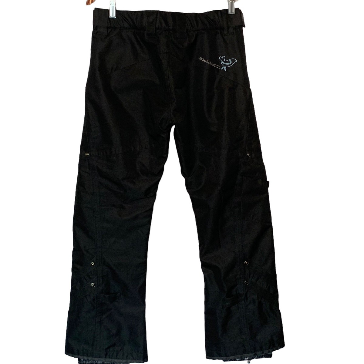 Ocean & Earth Black Ski Snowboard Pants Womens Sz XS Ocean & Earth Black Ski Snowboard Pants Womens Sz XS