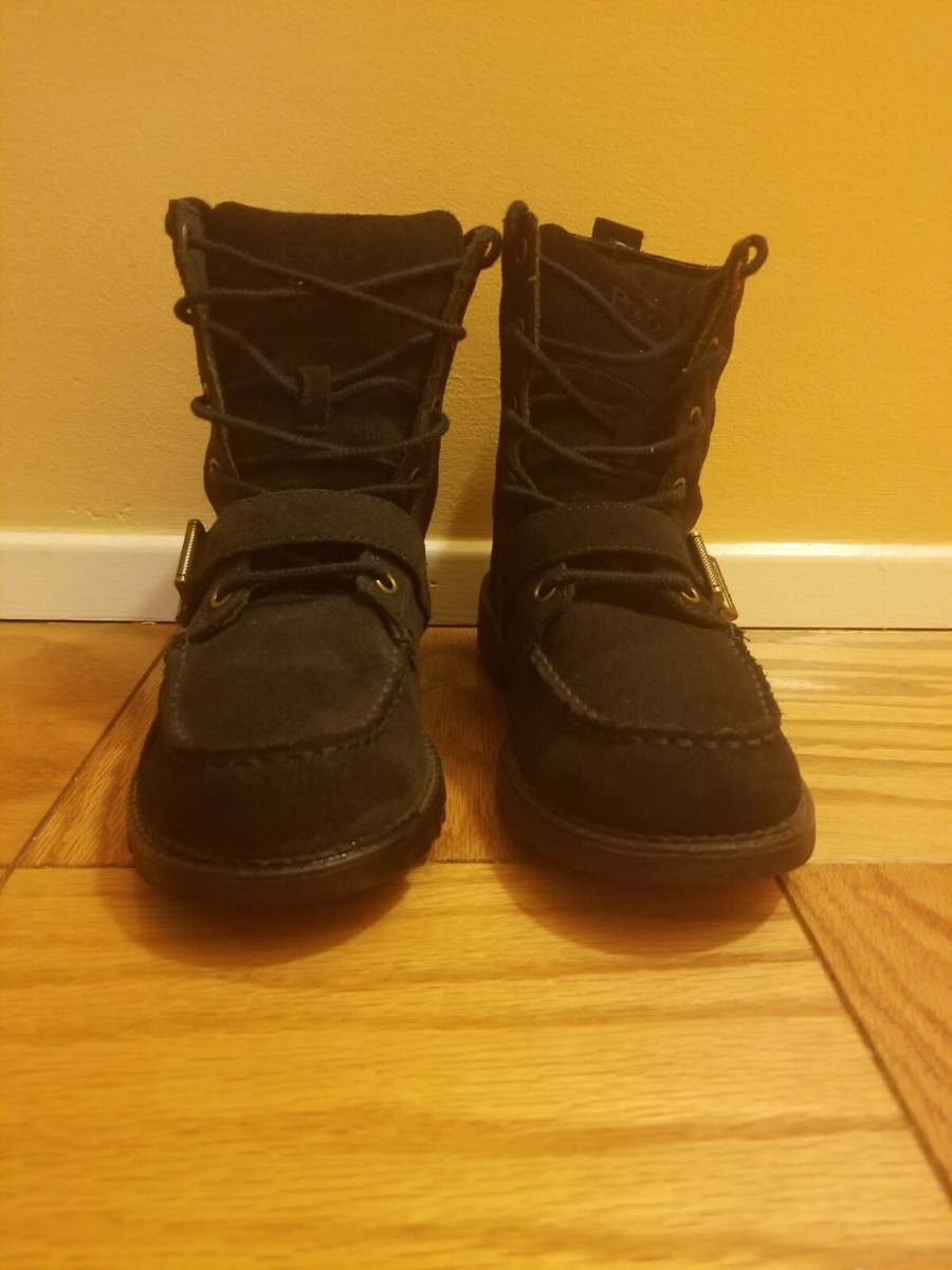 Polo Ralph Lauren Ranger Boots NAVY BLUE Suede size