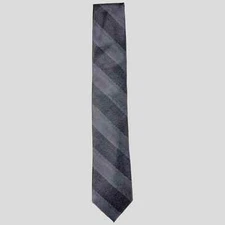 RYAN SEACREST DISTINCTION MEN'S RIVERSIDE STRETCH SLIM TIE ONE SIZE Gray