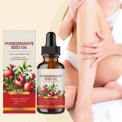 Essential Oil Red Pomegranate Seed Oil for Nails Skin Body Hair Care~