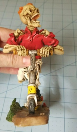 Summit Collection: Skeleton Guy On Scooter Figurine, Pre-Owned, Free Shipping - Picture 6 of 12