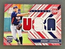 2018 Panini Elite Extra - Jeremy Eierman #USAM-JE USA Baseball 3 Color Patch /49
