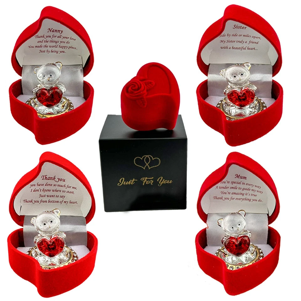 SUPRANO Nana Nanny Mum Mummy Teddy Bear Gift Birthday Xmas Mothers day Presents Keepsake