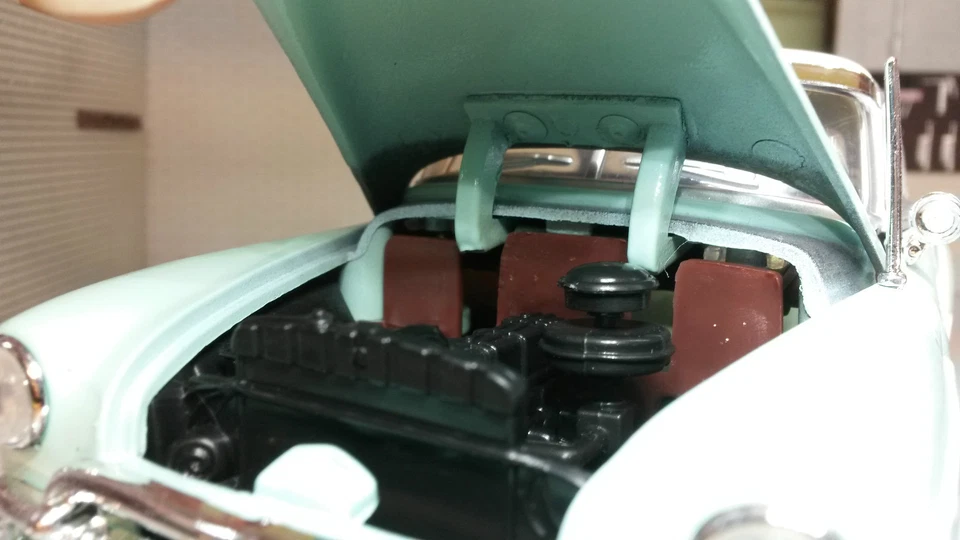 1:24 Chevrolet Bel Air Chevy 1950 Hard Top Motormax Green Scale Model Car - Image 3 of 3