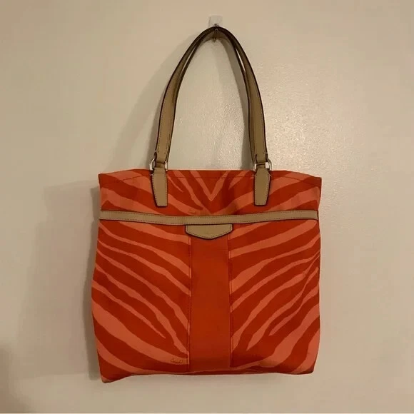 Zebra shop coach purse