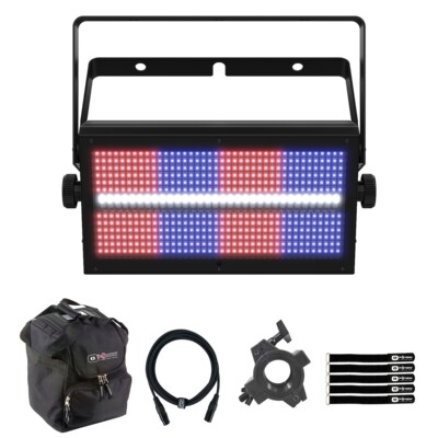 Chauvet DJ Shocker Panel FX-V2  Blinder/Wash/Strobe Effect Light w Bag Package
