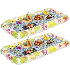 Inflatable Serving Bar JOYIN Yellow Vinyl Drain Plug Ice Buffet Cooler 2 Pack