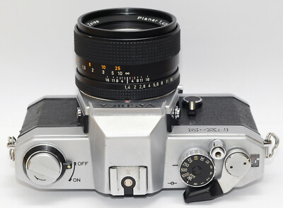 CARL ZEISS PLANAR 50mm f/1.4 CY LENS Contax with Yashica FX-2 Film