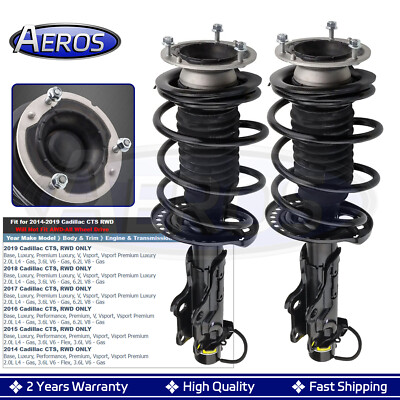 #ad #ad Front Electric Strut Assys for 2014 19 Cadillac CTS 2.0 3.6 MagneRide 【RWD ONLY】 $215.00