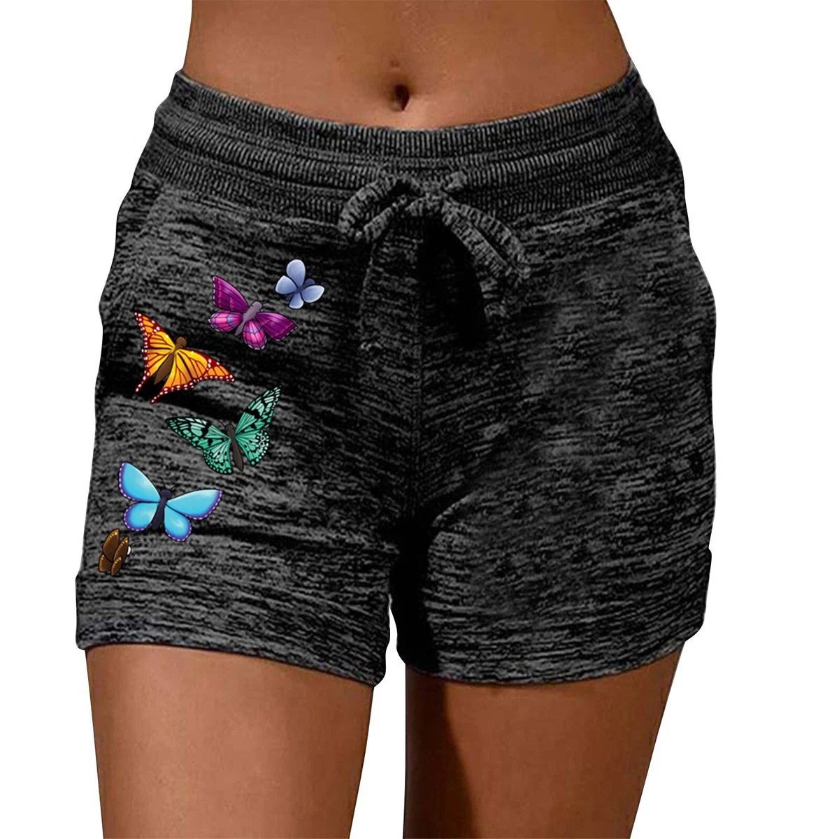 Women s Lounge Shorts Print Comfy Pajama Bottom With Pockets And