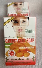 2 Pc Kojic Carrots   Soap 7 DAYS Smooth As Silk Dark Spot Stretch Marks 160g