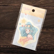 Urusei Yatsura Lum chan Seal Sticker 3.5" x 2.6" Daiso Japan limited