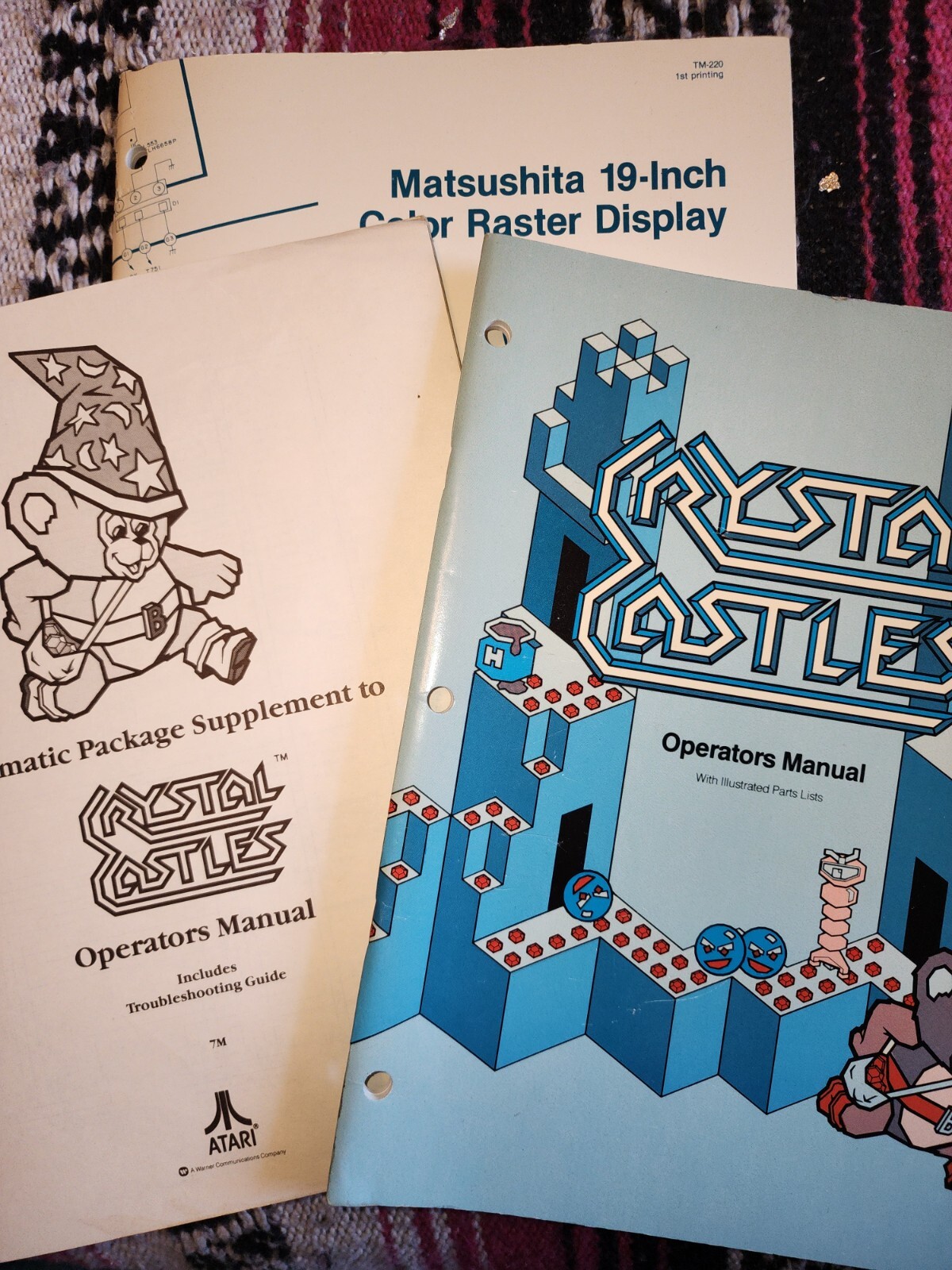 Crystal Castles Manuals + Schematics Arcade