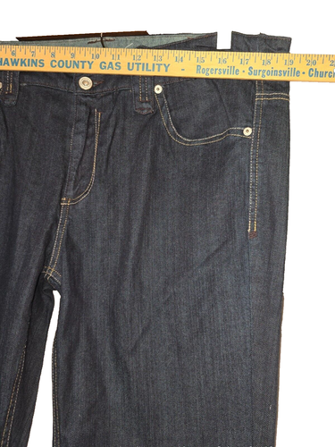 Department of Peace Size 16 Women's Jeans Bootcut Flare Dark Wash EUC - Picture 7 of 12