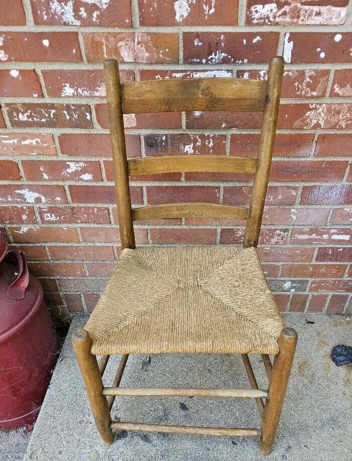 Antique shaker sale ladder back chair