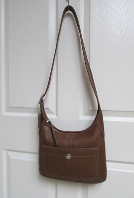 Vintage Coach Ergo Z16252 Brown Leather Shoulder Bag Hobo Purse | eBay