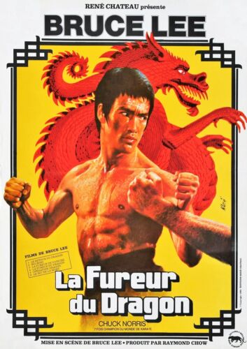 Cinema - Bruce Lee - The Fury of Living - A3 Plasticized - Picture 1 of 24