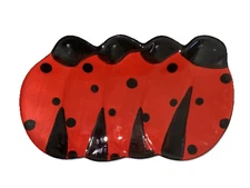 Tii Collections Ceramic Small Ladybug Serving Plate