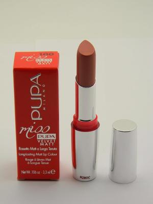 Miss PUPA Long-Lasting Velvet Matt Lipcolour Lipstick 100 Nude 3,3ml