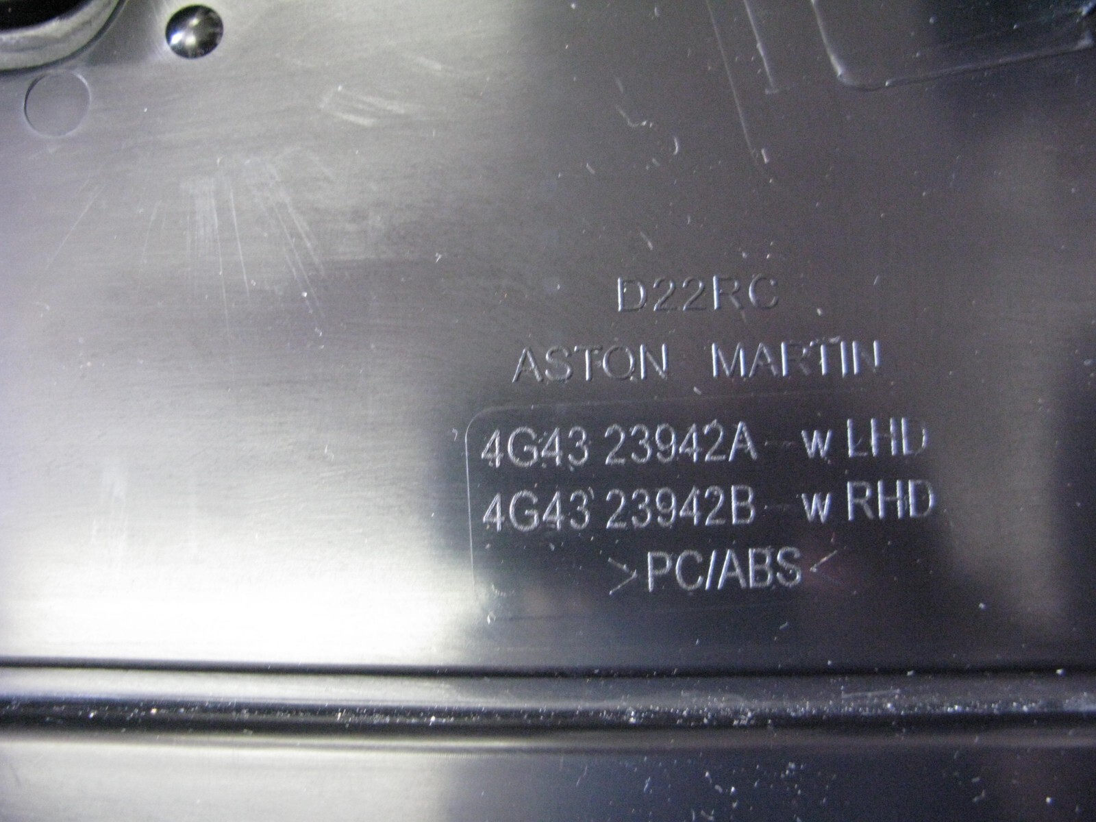 Aston Martin DB9 Right Door Panel 4G4323936ACW