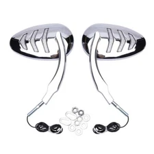 Motorcycle LED Turn Signal Mirrors For Harley Davidson Road King Dyna Softail IA