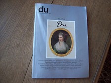 du 481 40 Jahre Kunstzeitschrift Du BURRI Car...