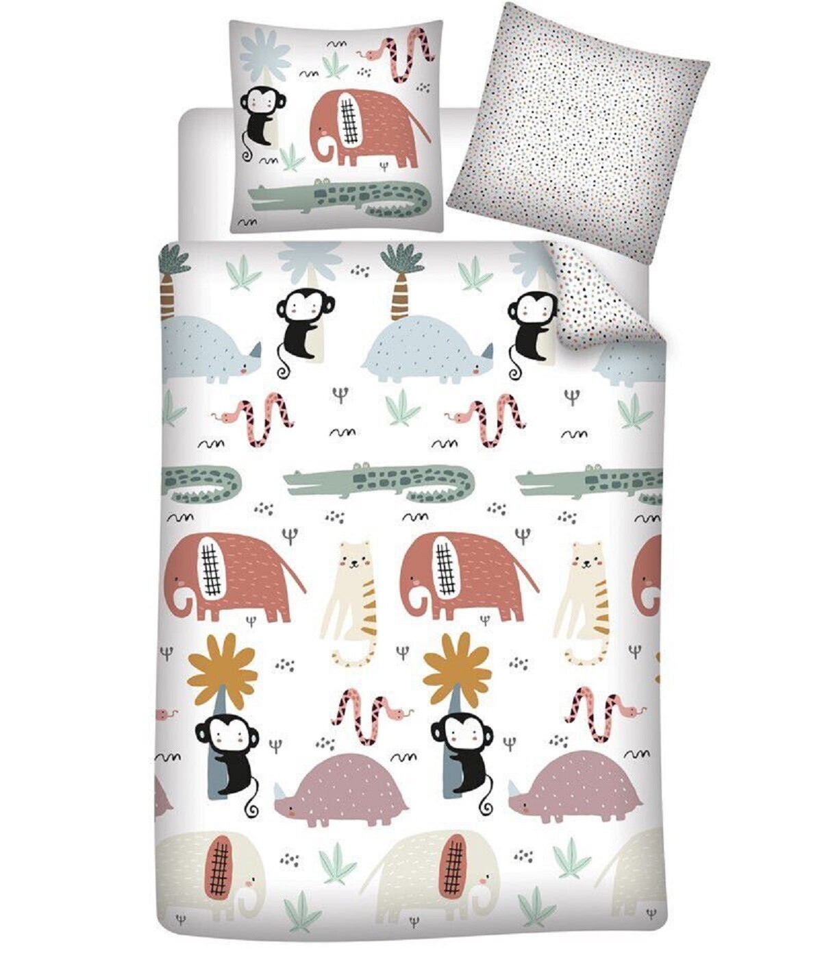 Детский набор Bettwsche mit Tierdesigns Baumwolle 140x200 см Bettbezug - Kissenb 9990₽