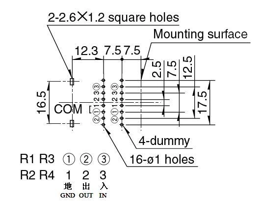 Japan ALPS Motor Volume Potentiometer 100K*4 Channel Volume Motor Knob 4.5V 6V - Image 3 of 4