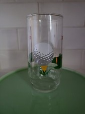 19th Hole Golf Drinking Glass Tumbler 16oz (Set of 8) Indiana Glass Made in USA
