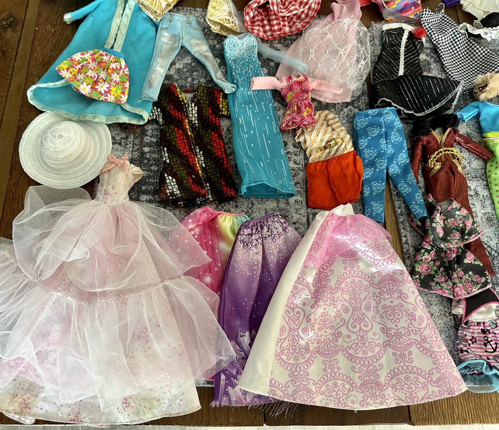 Large Lot Of Vintage Barbie And Other Doll Clothes And Accessories