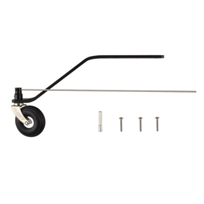 Carbon Fiber Tail Wheel Set For 150cc Gas RC Aircraft w/ 1.75 PU wheel & Alu Hub