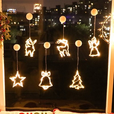 Window Hanging Light Scene Decor Festive Decorative Color Lamp 8 Type
