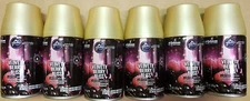 6 Glade Automatic Spray Can Refills VELVETY BERRY BLISS FITS AIRWICK Oil Infused