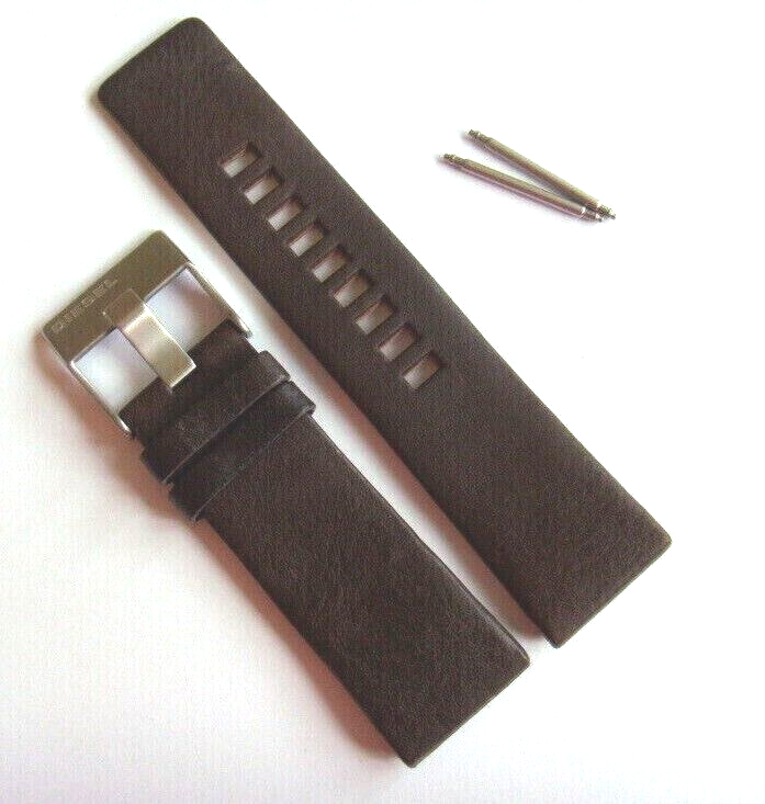 DIESEL Original Replacement Leather Strap DZ1119 Watch Strap Brown 26 Mm