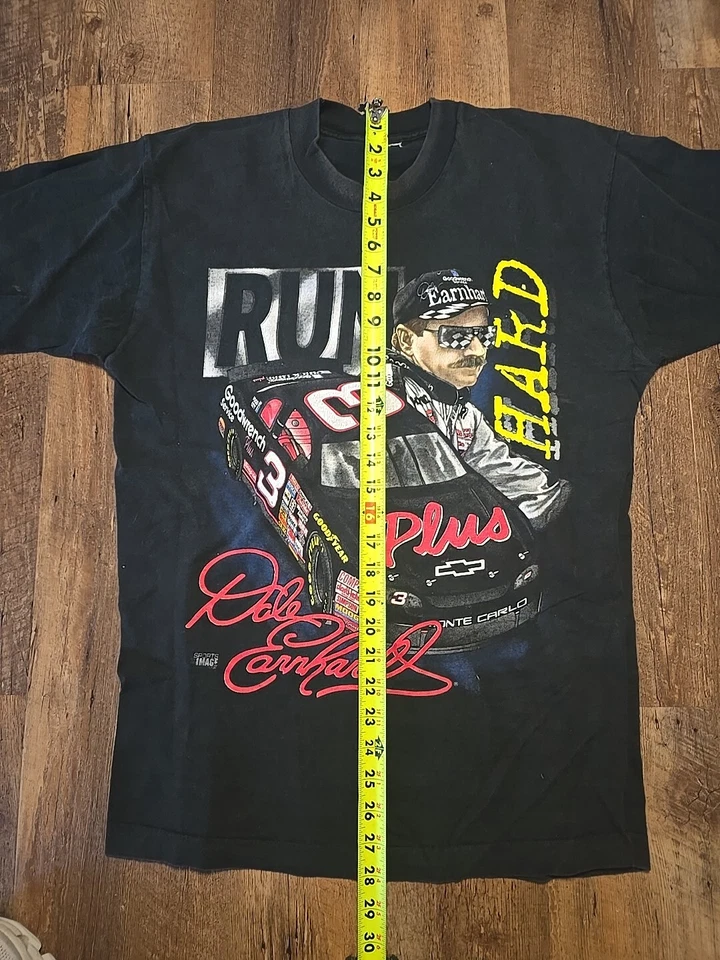 Camiseta Dale Earnhardt 1996 Imagen Deportiva Run Hard De Colección Nascar Talla Mediana  Foto 3 de 4