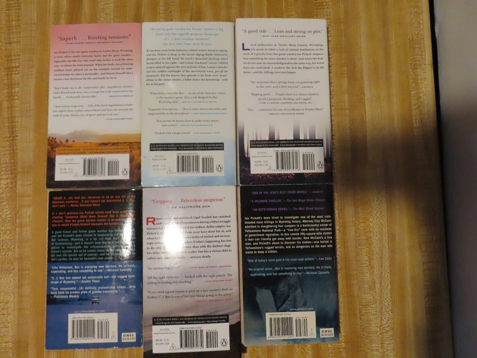 C.J. Box mixed lot of 26: Joe Pickett (20) Highway series (5) + A solo novel - Image 3 of 4