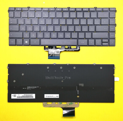 DE Tastatur HP Spectre X360 13-AW 13-AW000 13-aw0016ng Series mit Beleuchtung