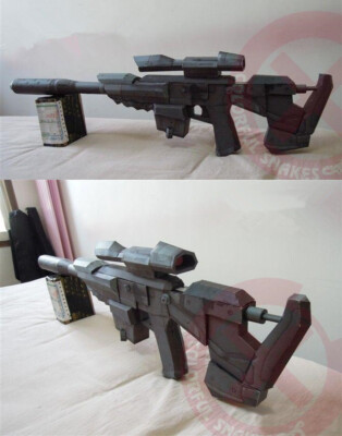 StarCraft 2 Terran Ghost C10 Sniper Rifle1:1 Scale DIY Handcraft Paper Model Kit
