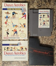 Dance Aerobics (NIntendo, NES, 1989) Authentic & Complete (No Foam Insert)