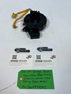 OEM 2006-2009 Dodge Ram 1500 2500 3500 Steering Wheel Clock-Spring