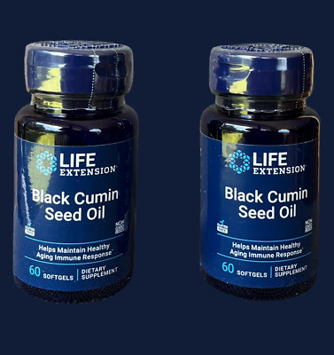Black Cumin Seed Oil 2-pack Life Extension