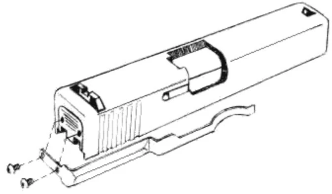 Clipdraw for Glock 42 Belt Clip IWB Waistband Conceal Carry BLACK G42 Holster - Image 4 of 4