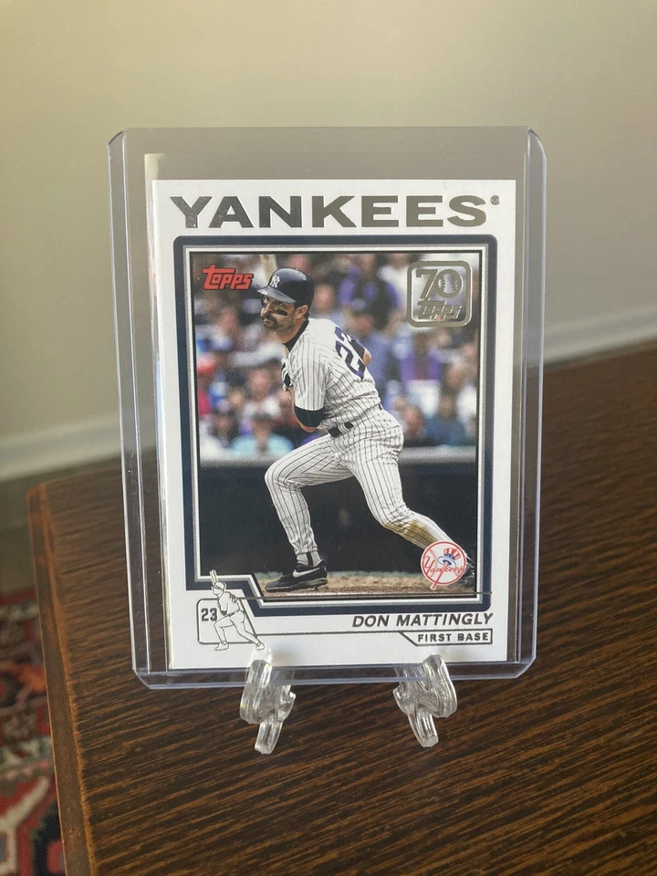 2021 Topps 70 Years of Topps Baseball Don Mattingly #70YT-54 HOF? Nm+ Yankees - Image 3 of 3