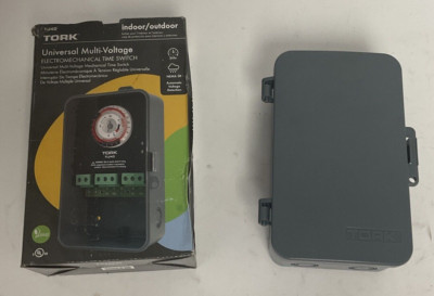 TORK TU40 INDOOR/OUTDOOR UNIVERSAL MULTI-VOLTAGE ELECTROMECHANICAL TIME SWITCH