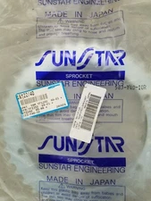 Yamaha/Sunstar Motorcycle Rear Sprocket, 40 Teeth, Steel, Silver