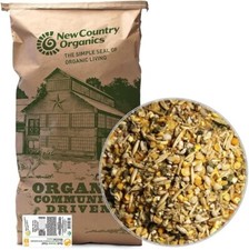 New Country Organics I Organic Duck Grower Feed 40lbs I Soy-Free I 19 Protein