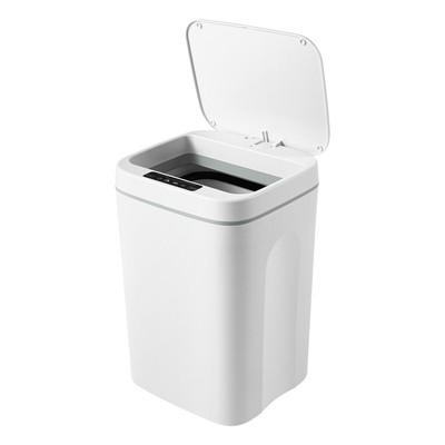 16 Liter Automatik Mülleimer mit Smart Sensor Küche Abfall l  Mülleimer Weiß DHL