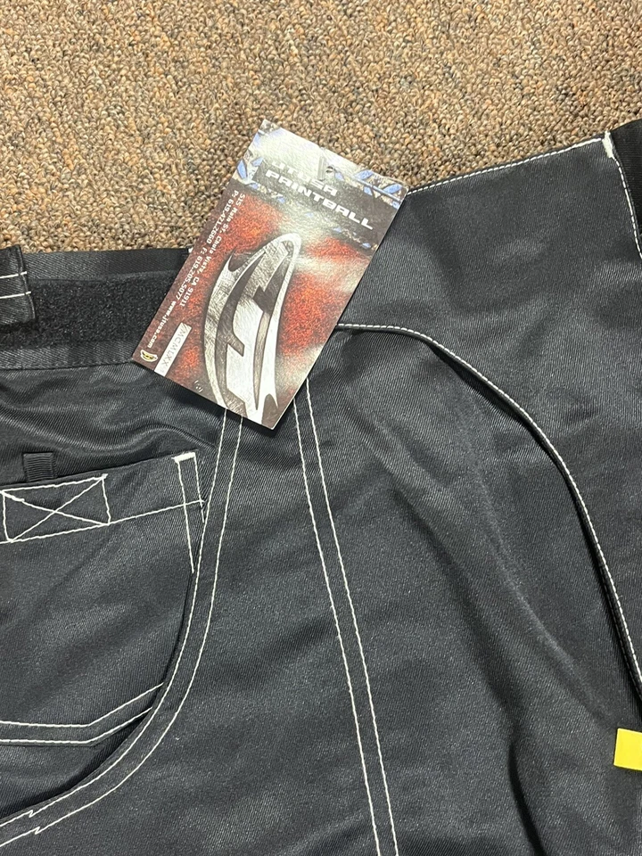 Pantalones de equipo de paintball JT vintage para hombre talla 40 negro blanco ventilado cremallera acolchada nuevos con etiquetas Foto 4 de 4
