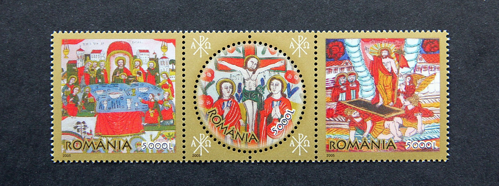 Briefmarken Rumänien 2005 Ostern – Kleinbogen 5923-5925 Postfrisch ** MNH