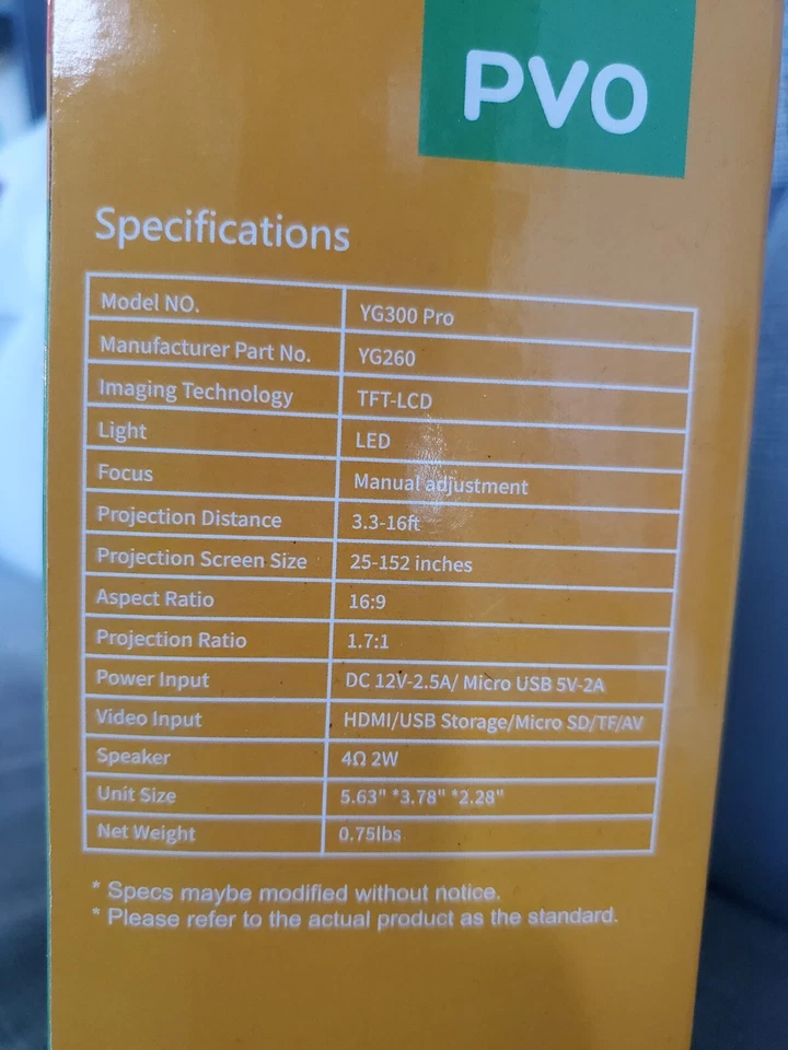 Portable Movie Projector LED compact - Image 4 of 4